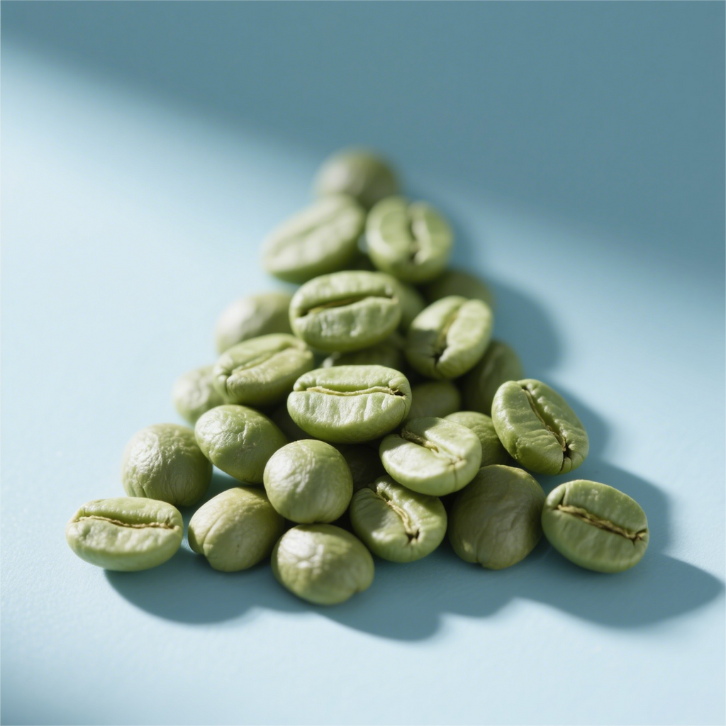 Raw coffee beans